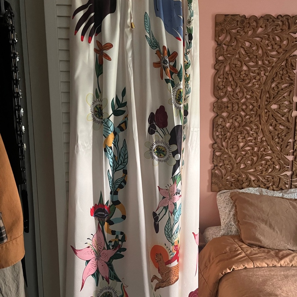 Floral and Animal Print pants